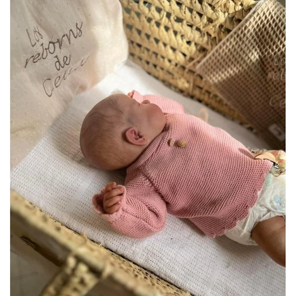 20Inch Realistic Baby Doll African American Reborn Babies Brown Farmhouse Doll